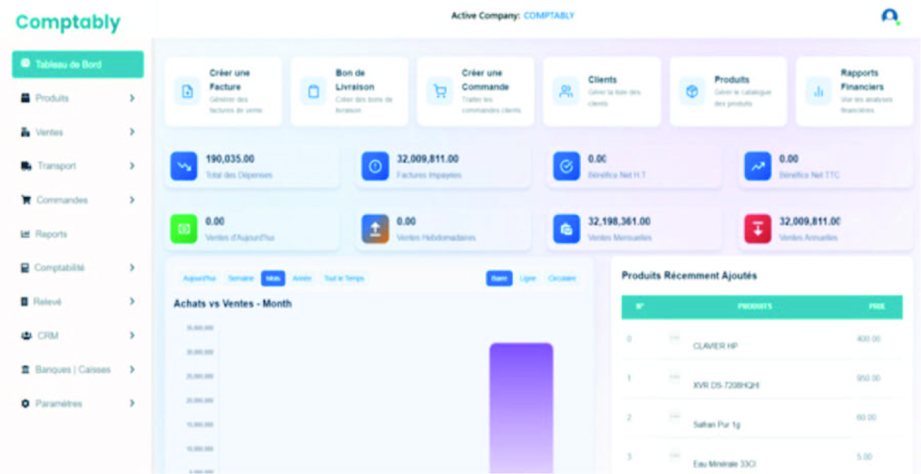 Comptably ERP Platform
