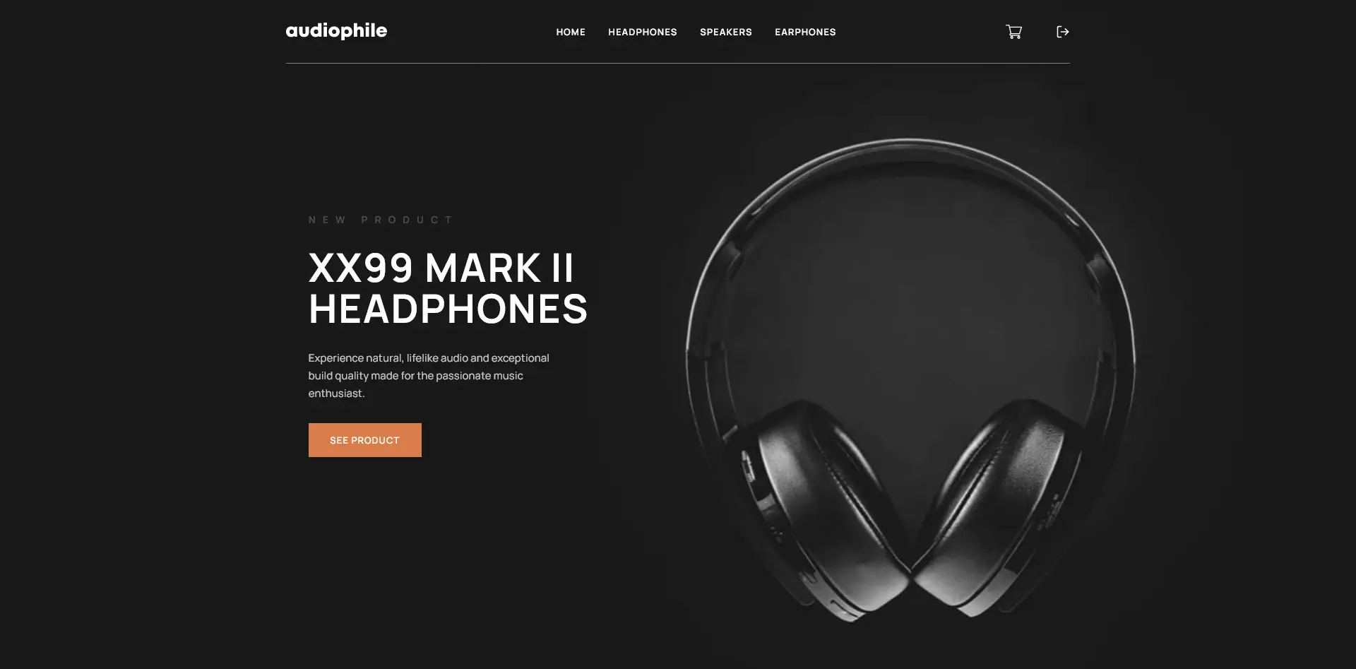 Audiophile e-commerce web application